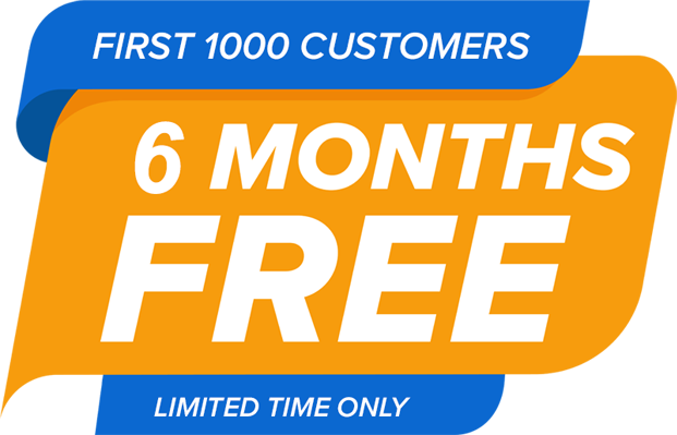 First 200 customers get 1 year free